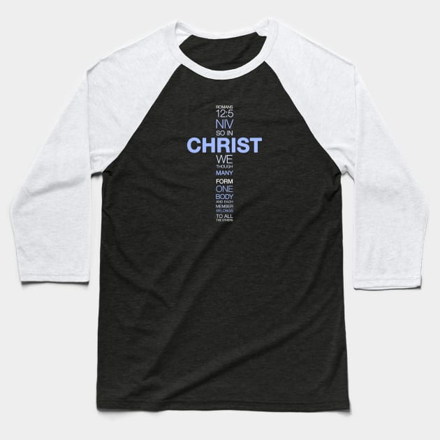 Romans 12:5 Baseball T-Shirt by joshthecartoonguy